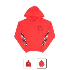 Chrome hearts x matty boy flame hoodie